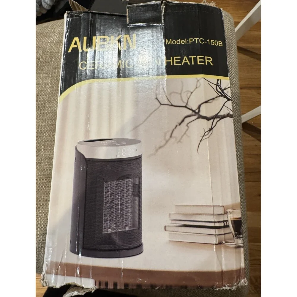 New Ceramic Fan Heater Aubkn Model PTC-150B